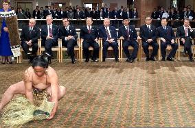 Asia-Pacific leaders see Maori rites